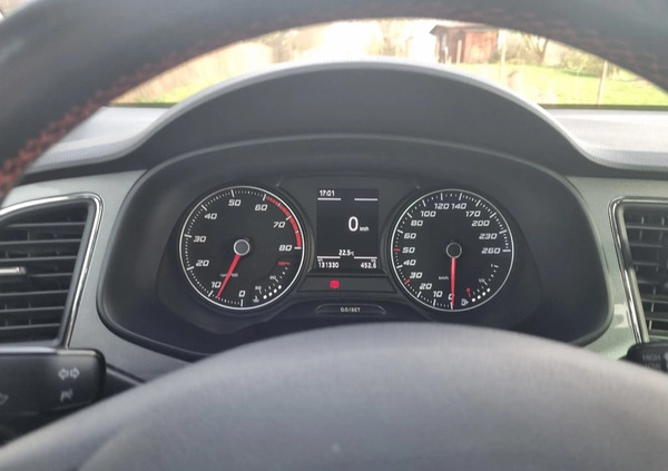 Seat Leon cena 55000 przebieg: 131900, rok produkcji 2015 z Warszawa małe 277